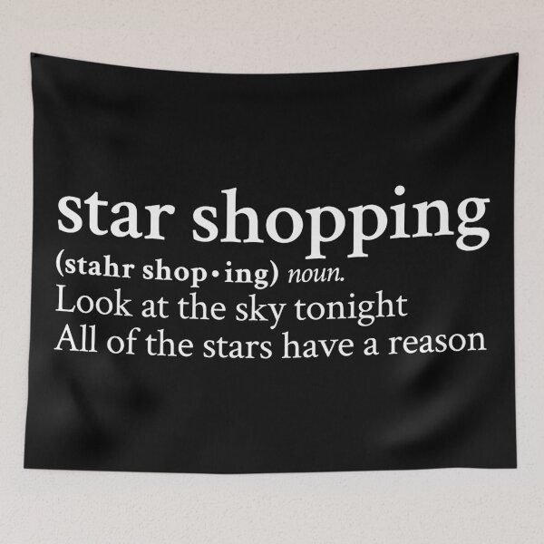 Item preview, Star shopping by Lil Peep designed and sold by StickTheSong.