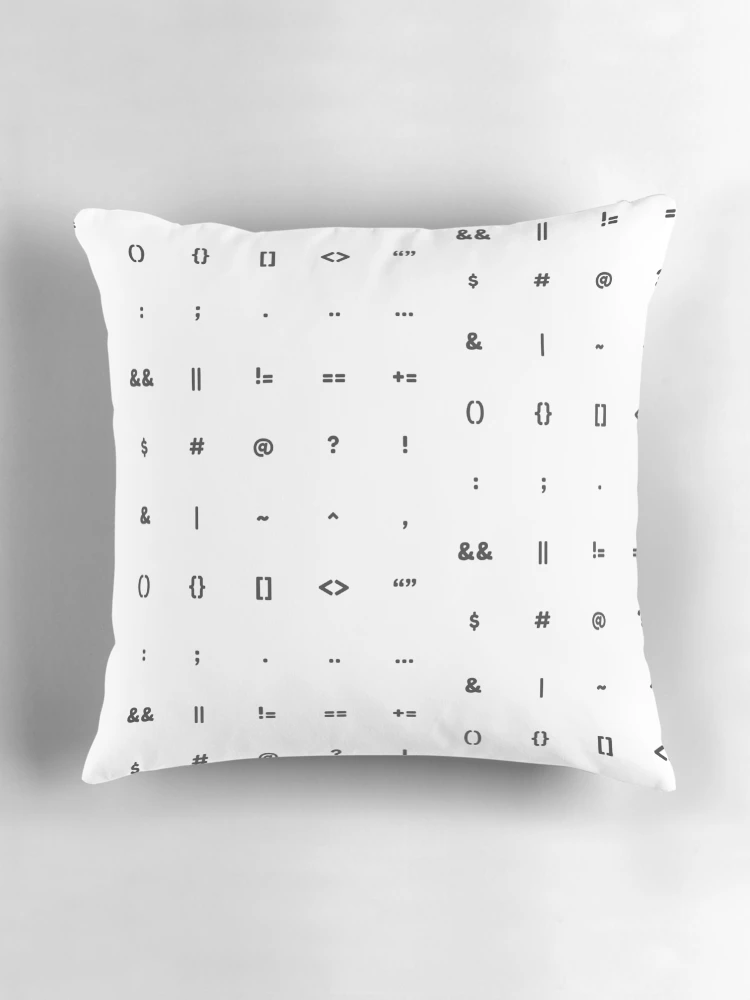 Thumbnail 3 of 4, Pillow, Coding - Pattern designed and sold by Mechashadow.