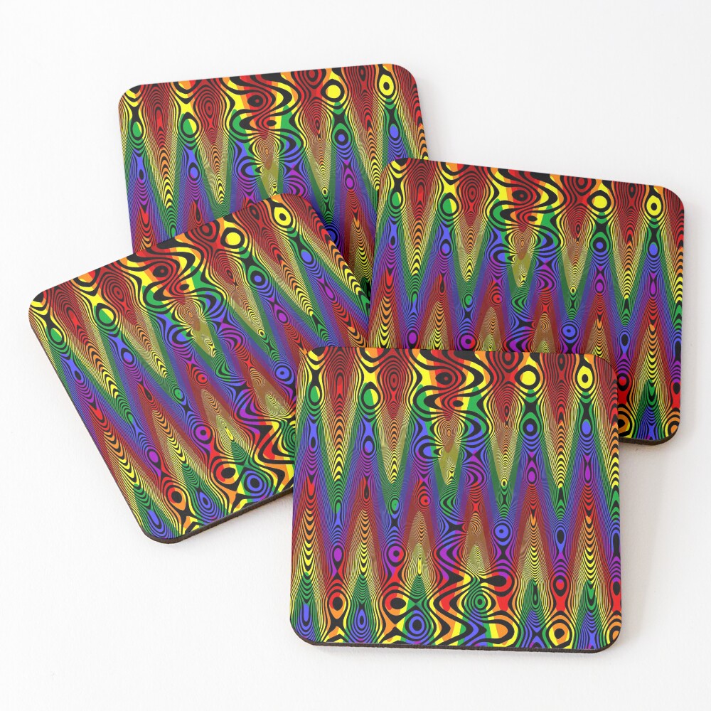 Item preview, Coasters (Set of 4) designed and sold by rainbowarray.
