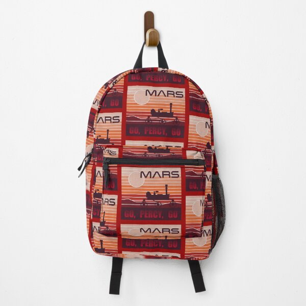 Item preview, Mars Perseverance Go Percy Go explore red planet retro designed and sold by SolidEarthArt.