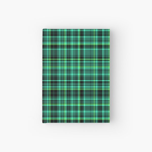 Elf Green and Black Tartan | Hardcover Journal