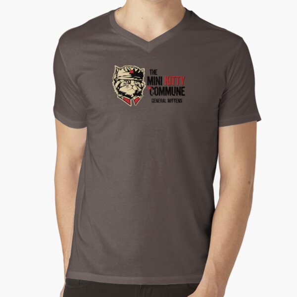 MKC Tag - Mittens V-Neck T-Shirt