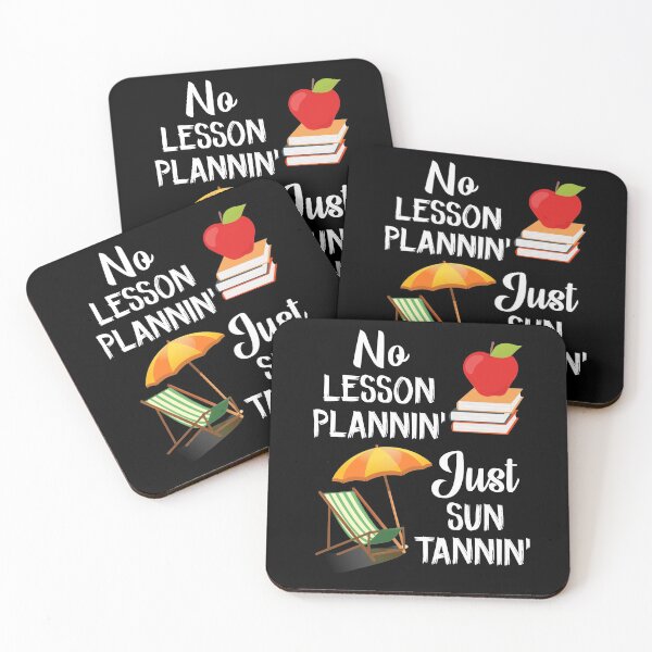 Item preview, No Lesson Plannin' Just Sun Tannin' designed and sold by Miss Kinder Classroom.