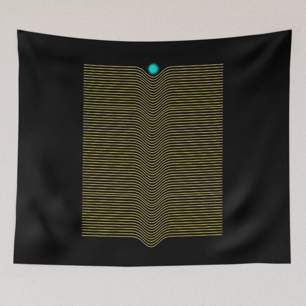 Item preview, Gravitational Wave Line Art designed and sold by Vincef444.