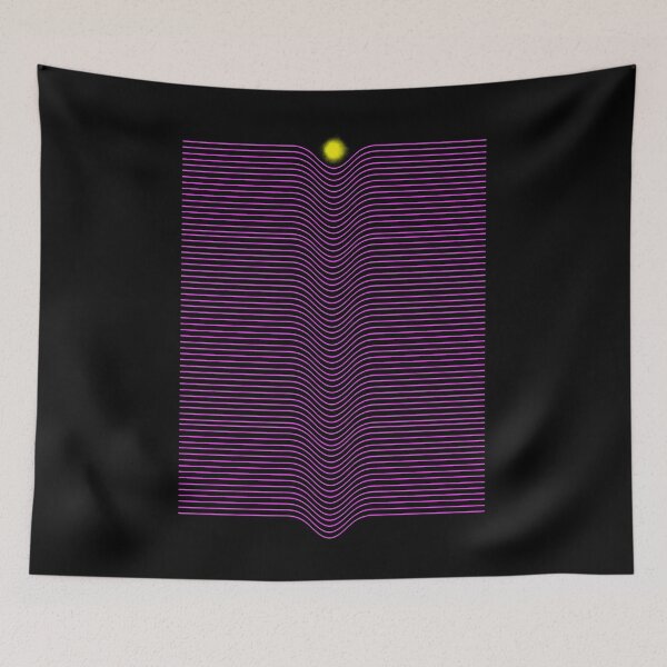 Item preview, Gravitational Wave Line Art designed and sold by Vincef444.