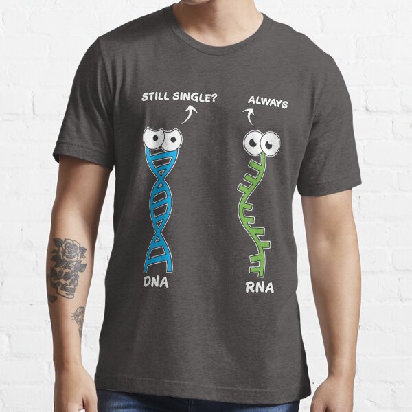 Funny DNA RNA Convo Pun' Men's Pique Polo Shirt