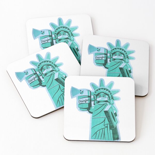 Item preview, New York Lady Liberty Surgical Mask designed and sold by HappyDays-.