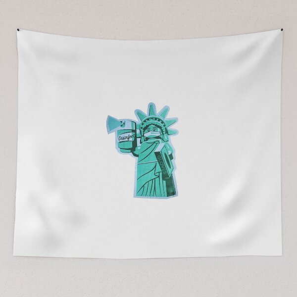 Item preview, New York Lady Liberty Surgical Mask designed and sold by HappyDays-.