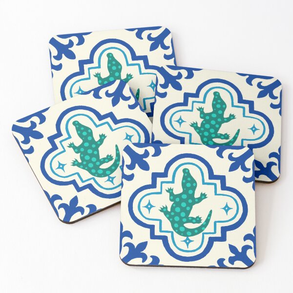 Item preview, Lizard on tile designed and sold by BlindApple.