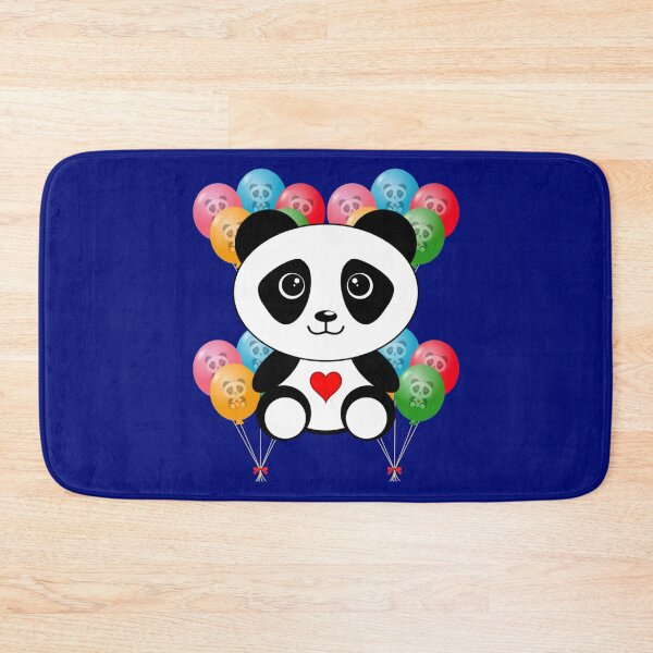 Item preview, Adorable Baby Panda With Balloons designed and sold by WoodburyLake.