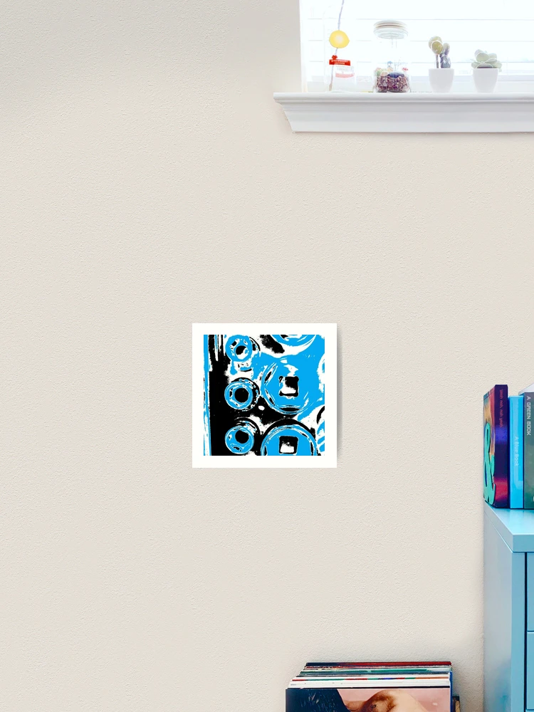 Thumbnail 2 of 3, Art Print, Blue Rackets designed and sold by Random-Designz.