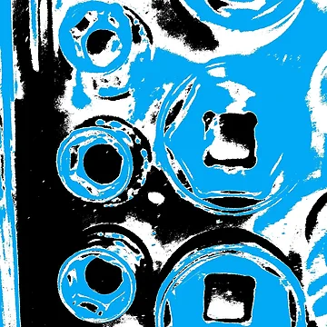 Artwork thumbnail, Blue Rackets by Random-Designz