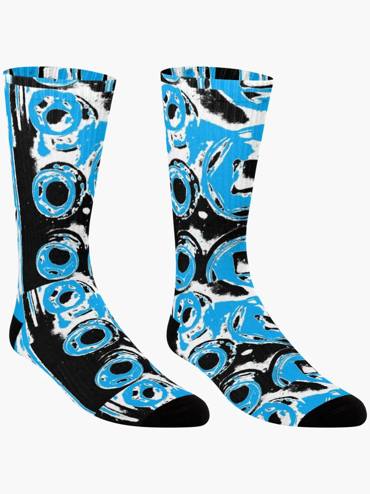 Thumbnail 3 of 5, Socks, Blue Rackets designed and sold by Random-Designz.