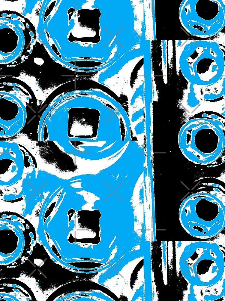 Thumbnail 3 of 3, Scarf, Blue Rackets designed and sold by Random-Designz.