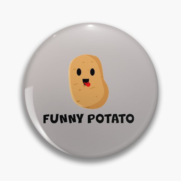 Item preview, Funny Potato - Black designed and sold by SmileMiau.