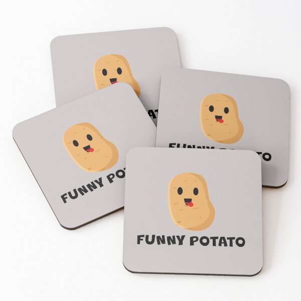 Item preview, Funny Potato - Black designed and sold by SmileMiau.