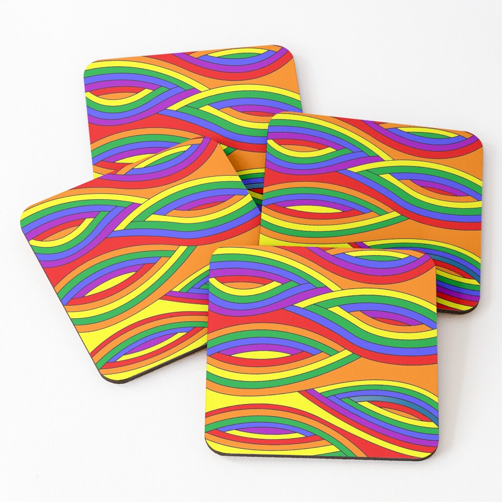 Item preview, Coasters (Set of 4) designed and sold by rainbowarray.