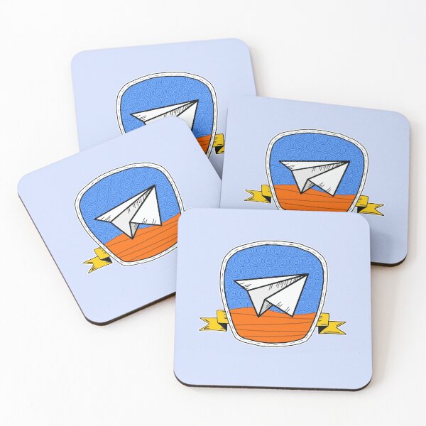 Item preview, paper plane shield designed and sold by espacionegativo.