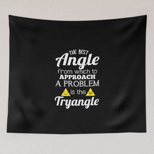 Item preview, The Best Angle From Which To Approach a Problem is the Tryangle designed and sold by Miss Kinder Classroom.