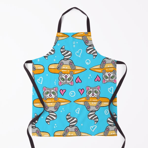 Item preview, Cheerful raccoon on the surf. designed and sold by TanyaGuschina.