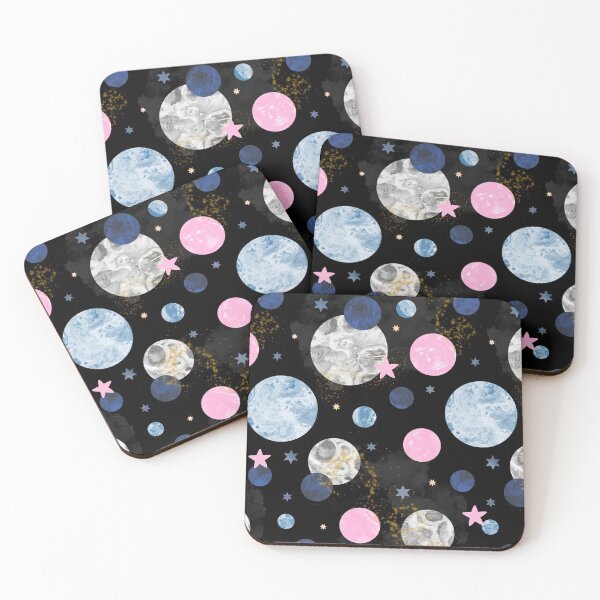 Item preview, Marble Moons and Stars designed and sold by MusteDesigns.
