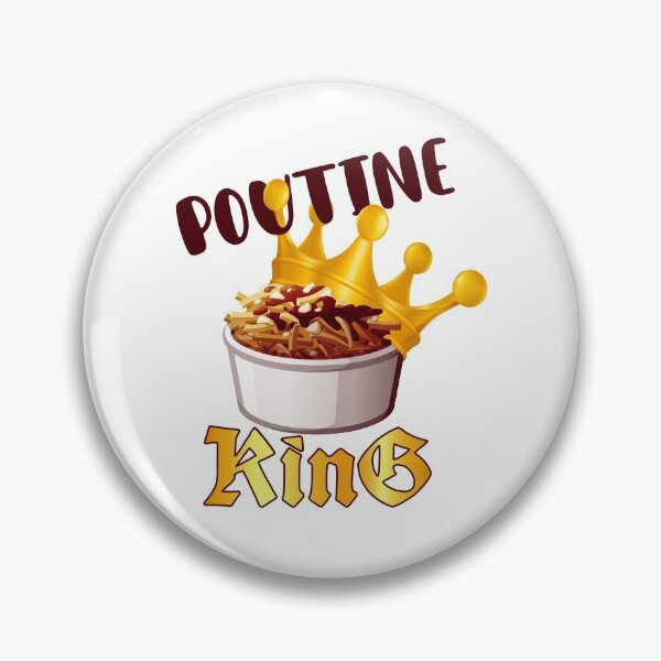 Item preview, Poutine King! (on White) designed and sold by PawsitiveMum.