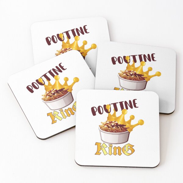 Item preview, Poutine King! (on White) designed and sold by PawsitiveMum.
