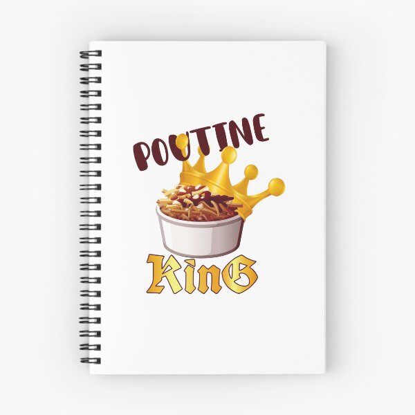 Aperçu de l'œuvre Poutine King! (sur blanc) créée et vendue par PawsitiveMum.