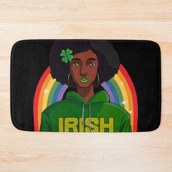 Item preview, African American Black Leprechaun St. Patrick's Day designed and sold by Nosek1ng.