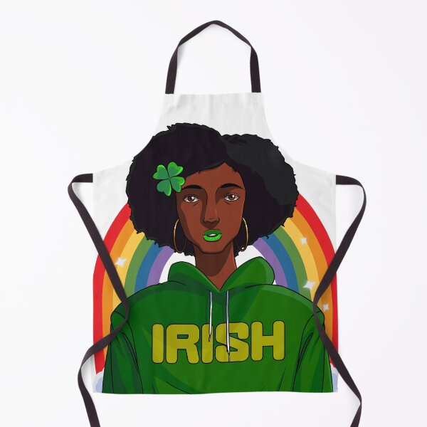 Item preview, African American Black Leprechaun St. Patrick's Day designed and sold by Nosek1ng.