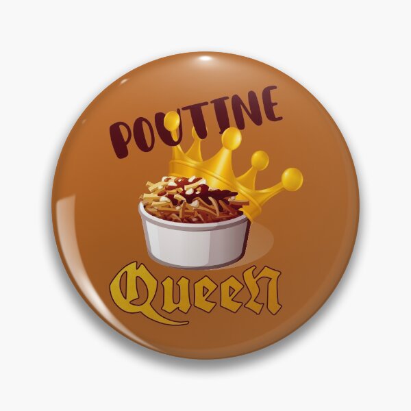 Item preview, Poutine Queen! (on Gravy Brown) designed and sold by PawsitiveMum.