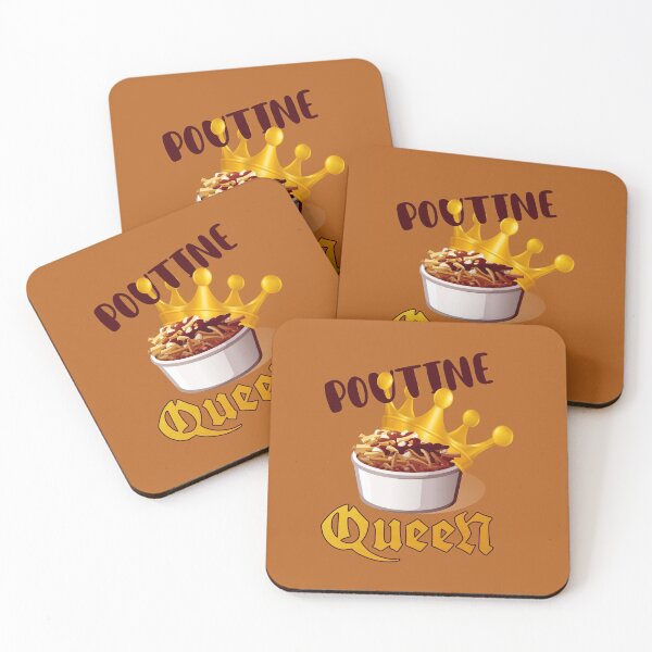 Item preview, Poutine Queen! (on Gravy Brown) designed and sold by PawsitiveMum.
