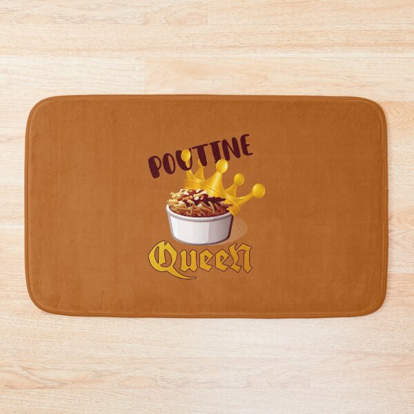 Item preview, Poutine Queen! (on Gravy Brown) designed and sold by PawsitiveMum.