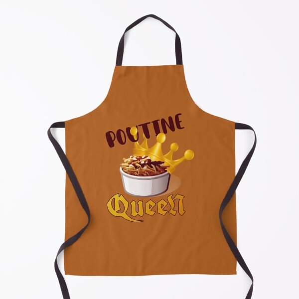 Item preview, Poutine Queen! (on Gravy Brown) designed and sold by PawsitiveMum.