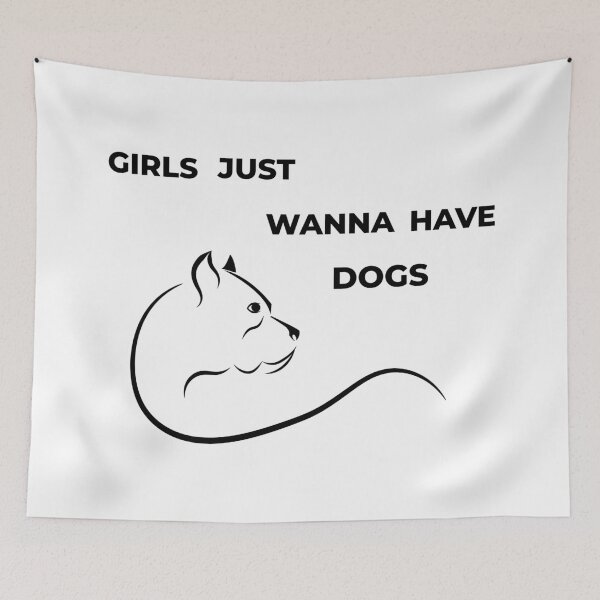 Item preview, Girls just wanna have dogs designed and sold by Morana5.