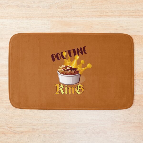 Item preview, Poutine King! (on Gravy Brown) designed and sold by PawsitiveMum.