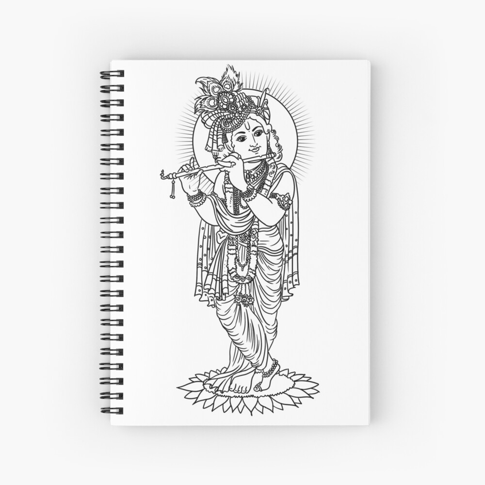 Easy Lord Krishna Drawing | How to Draw Lord Krishna Step by Step | Krishna  Line Art | Art drawings simple, Krishna drawing, Art drawings sketches  simple