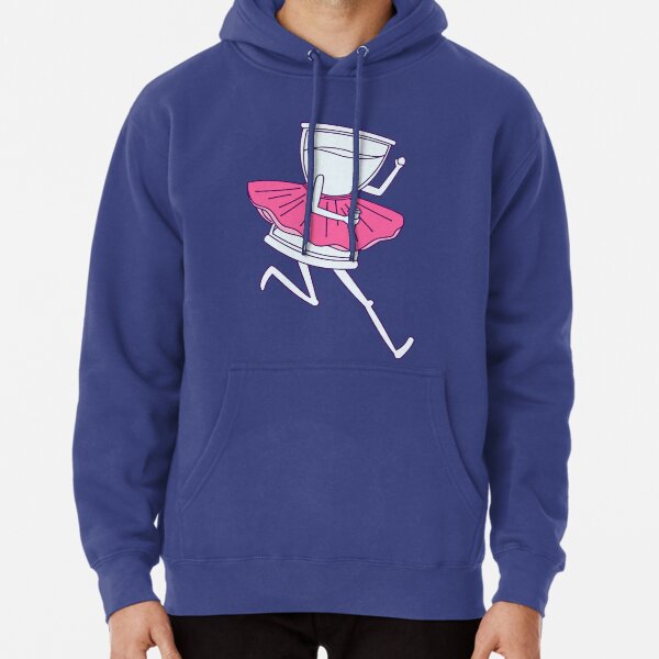 Die Zeit rennt im rosa Tutu mit Coffee to go Hoodie