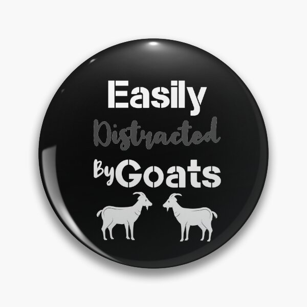 Item preview, Easily Distracted By Goats Zoo Keeper Farm Animal Gift Goat designed and sold by LANANIL.