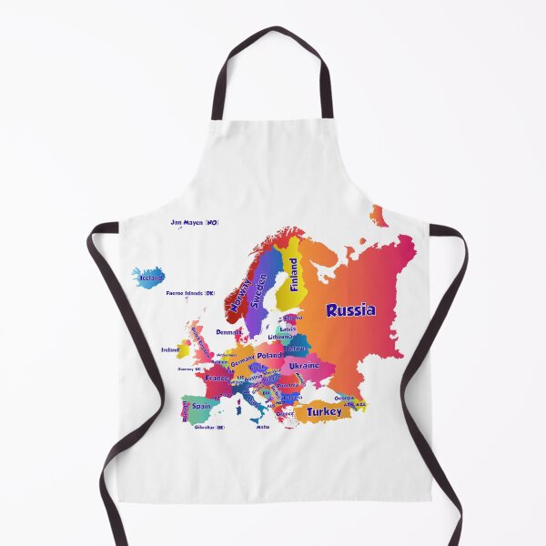 Item preview, Political map of Europe borders and country names designed and sold by mashmosh.