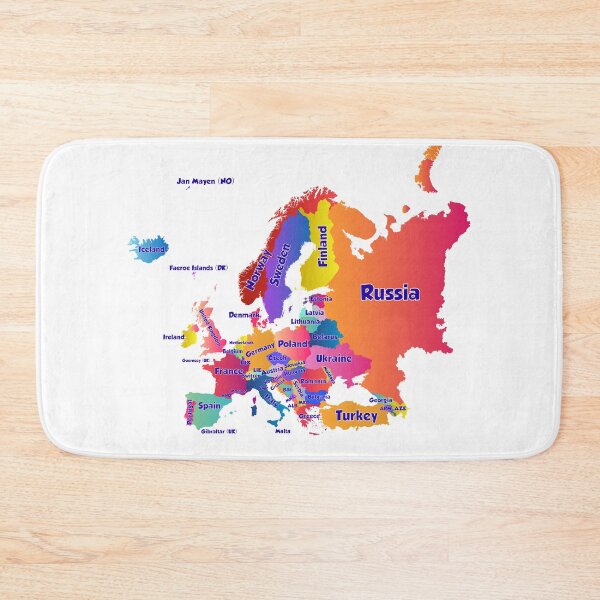 Item preview, Political map of Europe  borders and country names designed and sold by mashmosh.