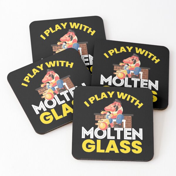 Item preview, I Play With Molten Glass Glassblower Art Glass designed and sold by MooonTees.