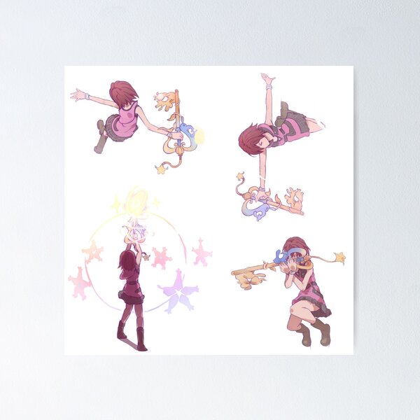 Vista previa del artículo con la obra «KH3 - Set de batalla Kairi», diseñado y vendido por Repose.