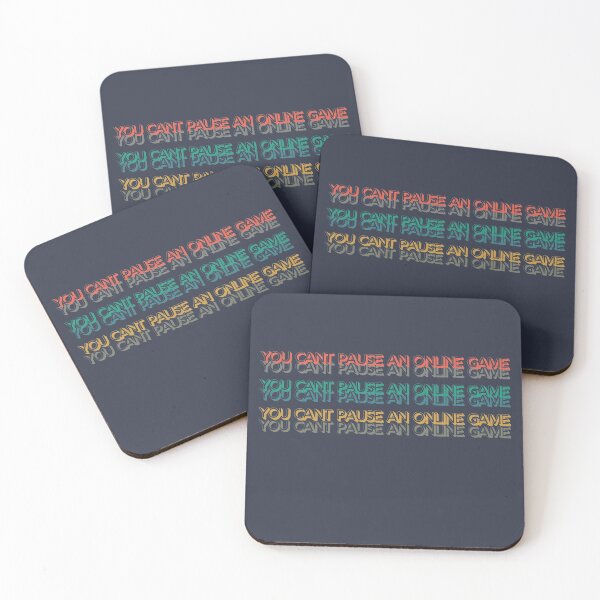 Item preview, can't pause an online game design designed and sold by BeenTees.