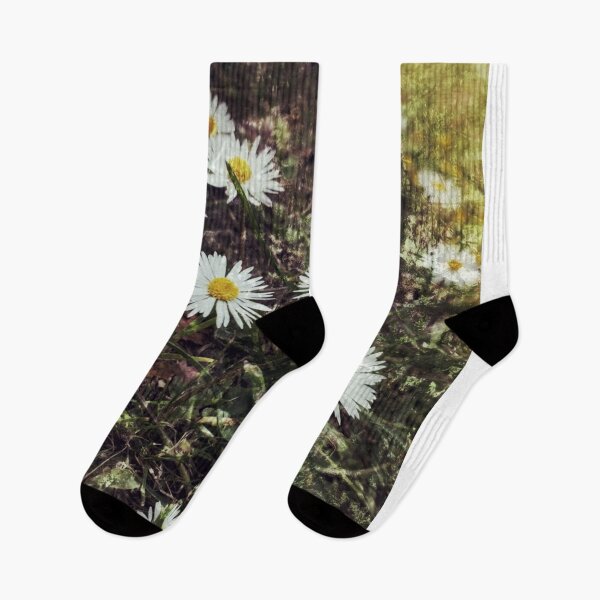 Item preview, Dark Daisy landscape on grass designed and sold by MariiaCreation.