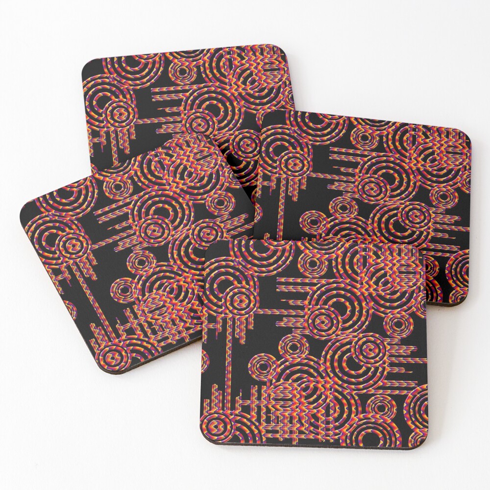 Item preview, Coasters (Set of 4) designed and sold by rainbowarray.
