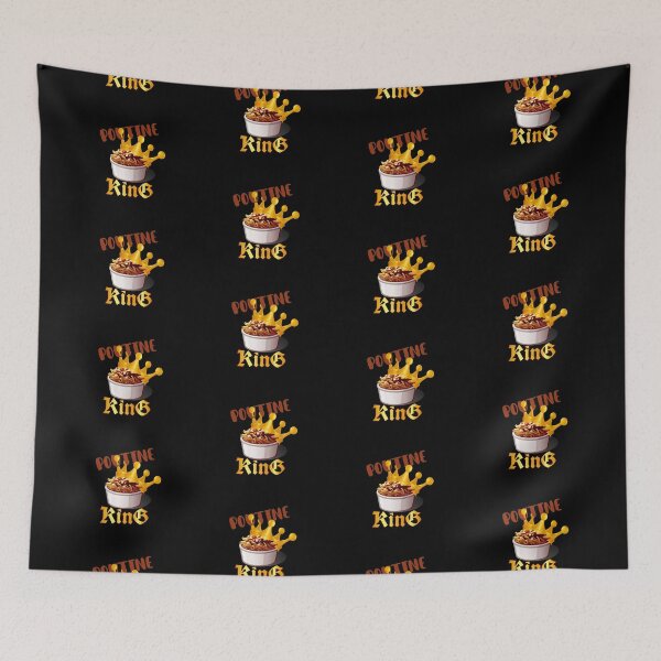 Item preview, Poutine King! (on Black) designed and sold by PawsitiveMum.