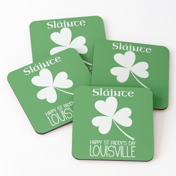 Item preview, Sláinte St Paddys Day Louisville Derby City Lucky Shamrock designed and sold by friendly-fox.