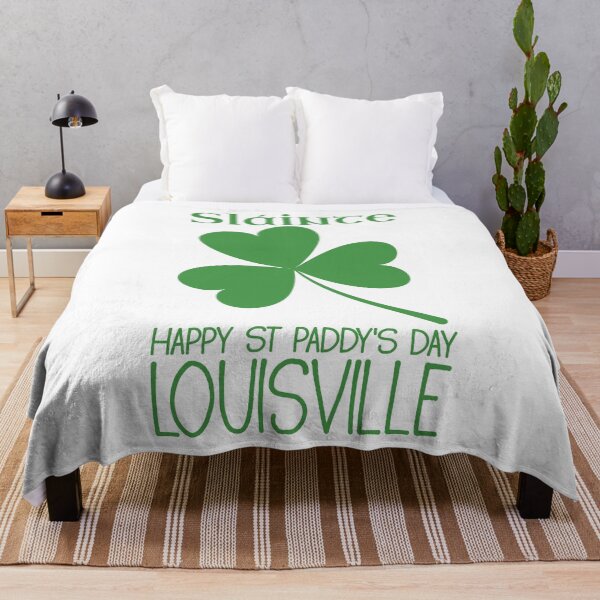 Item preview, Sláinte St Paddys Day Louisville Derby City Lucky Shamrock Green designed and sold by friendly-fox.