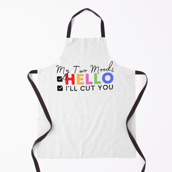 Item preview, My Two Moods Funny 1 hello 2 i'll cut you T Shirt Crazy Dog T-Shirts Womens Novelty Humor Sarcastic Cool Graphic Hilarious puppy lover gift designed and sold by PIXEcompany.